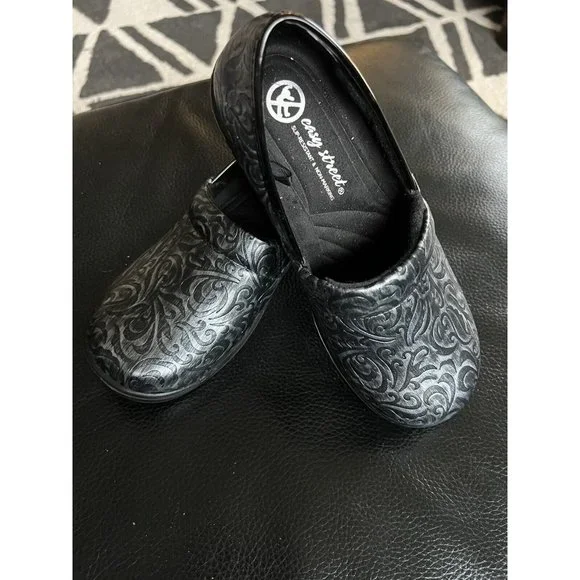 Easy Street Laurie Slip Resistant Comfortable Silver Artisan T1 Shoes Size 6.5M - Picture 5 of 12
